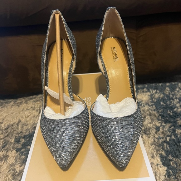 Michael Kors glitter chain mesh high pump, 8.5 M brand new in box - Picture 1 of 5